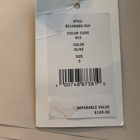 DKNY Pull On Elastic Waist Pants Olive Size Small - Picture 12 of 13